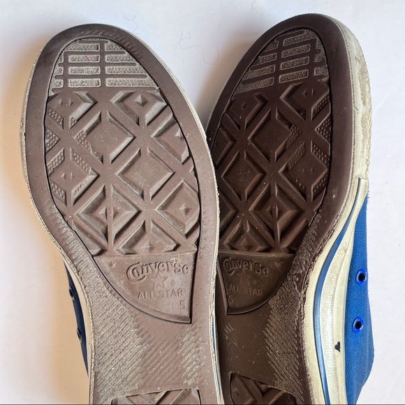 Converse Royal Blue Low Top All Star Chuck Taylor Size 7 - Picture 9 of 13